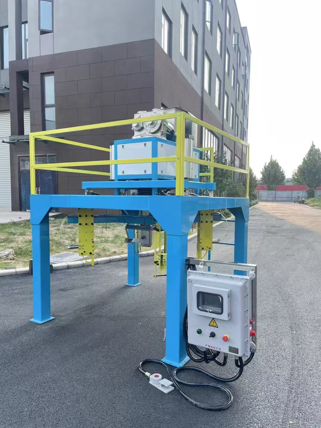 300公斤塑料粒子顆粒噸袋包裝機(jī)自動(dòng)升降鎖口