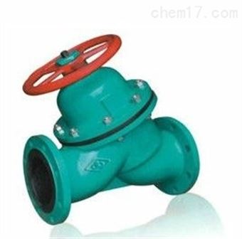 G45J直流式衬胶隔膜阀