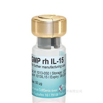 1013-050CellGenix® rh IL-15 (GMP Grade)細(xì)胞因子