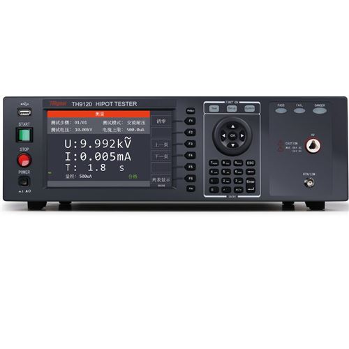 同惠程控交直流耐壓絕緣測試儀自動化測試