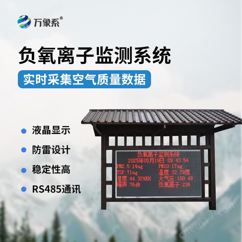 森林負氧離子監測站