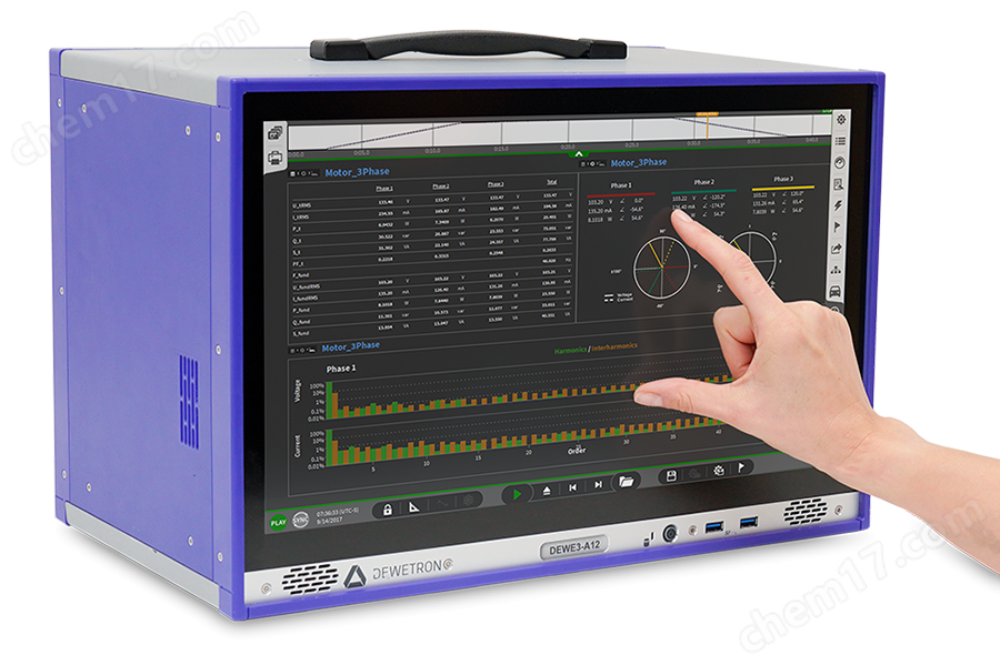 DEWE3-A8/A12多通道一體化數據采集系統