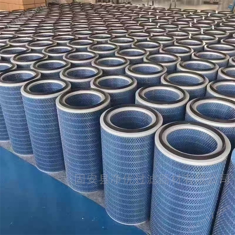 精密濾筒352*660藍(lán)色 阻燃木漿紙除塵濾芯