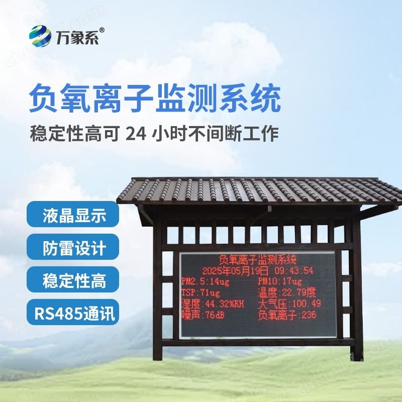 景區(qū)負氧離子檢測站