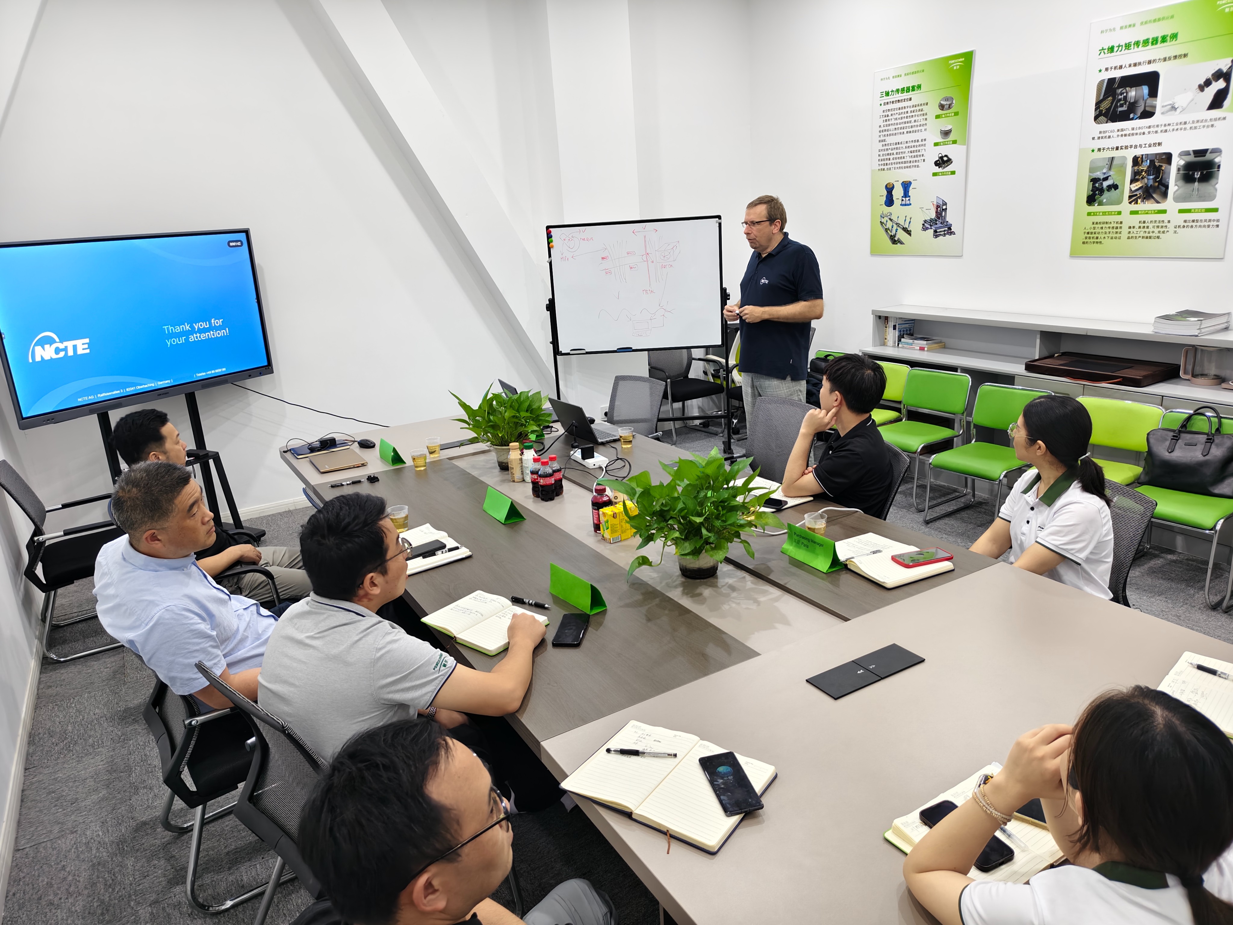 德國 NCTE 合作伙伴來訪，共探扭矩傳感器技術新高度