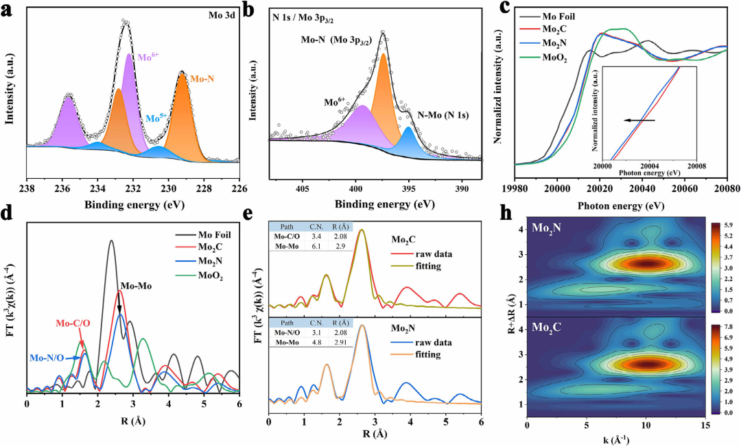 氮化Mo2N MXene的各向异性嵌锂机制与电化学稳定性的原位研究