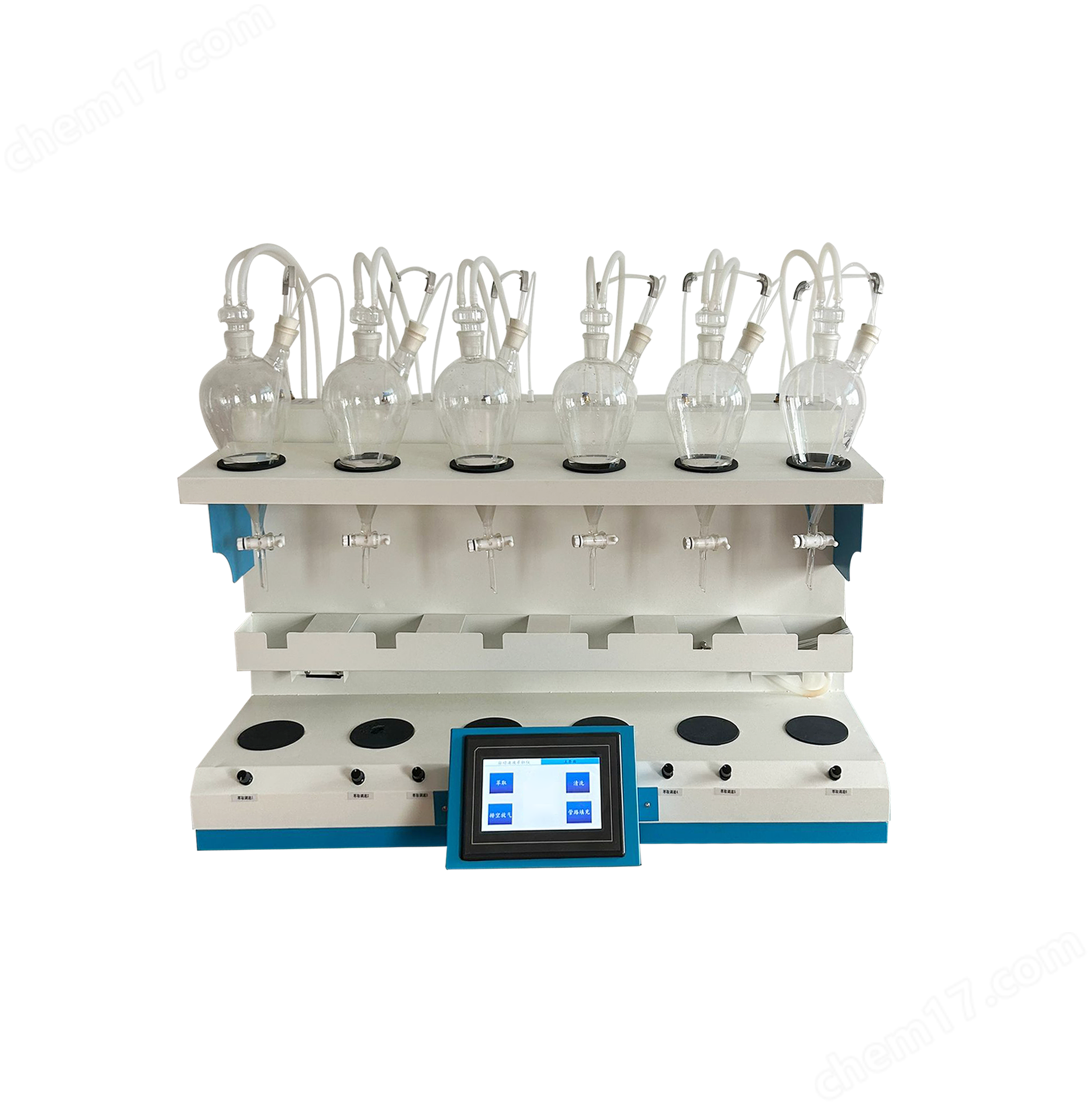 04709cdf40a7e97248ba8ceb3af1b1a.png 6位自動(dòng)液液萃取裝置