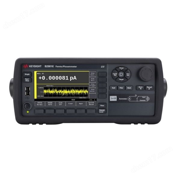 是德科技Keysight B2981C飞安计/皮安计